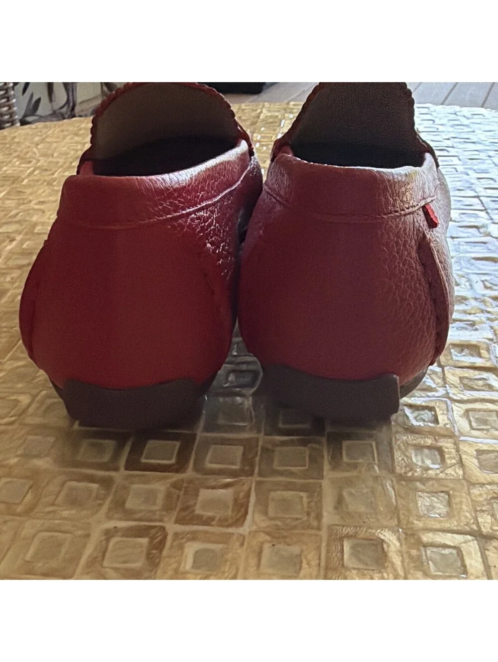 New Marc Joseph New York Carrol Street 2.0 Crimson Wax Leather Loafer 8.5